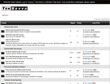 Tablet Screenshot of forums.teksavvy.com