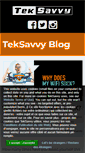 Mobile Screenshot of blogs.teksavvy.com